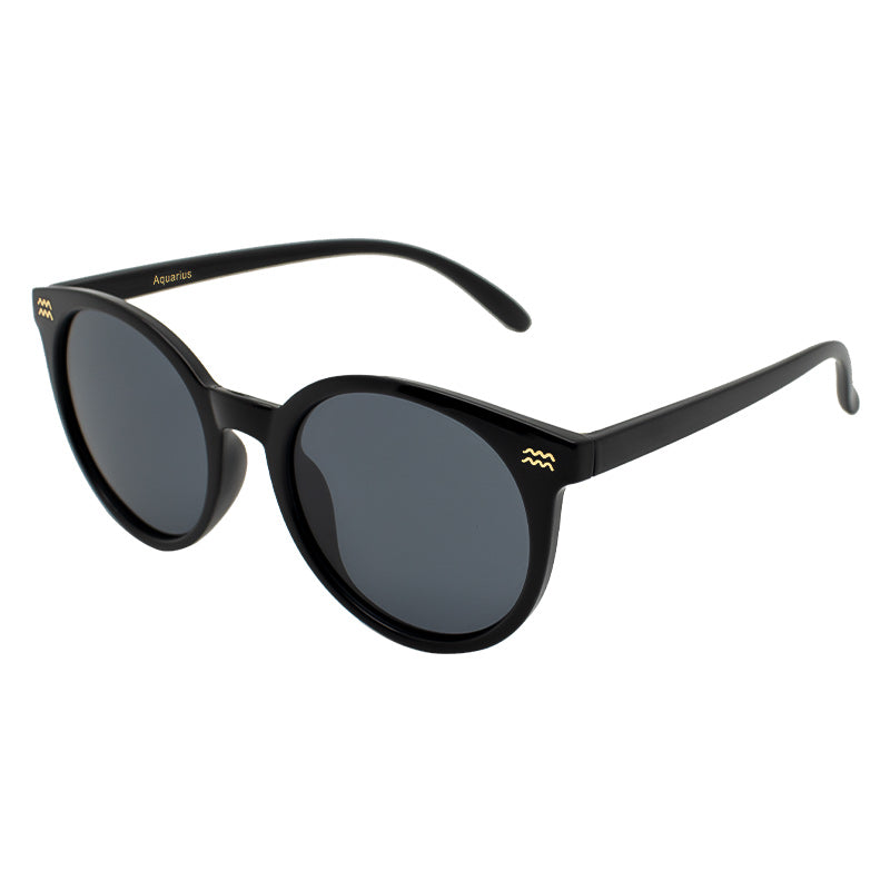 Zodiac Sunglasses | Aquarius Black