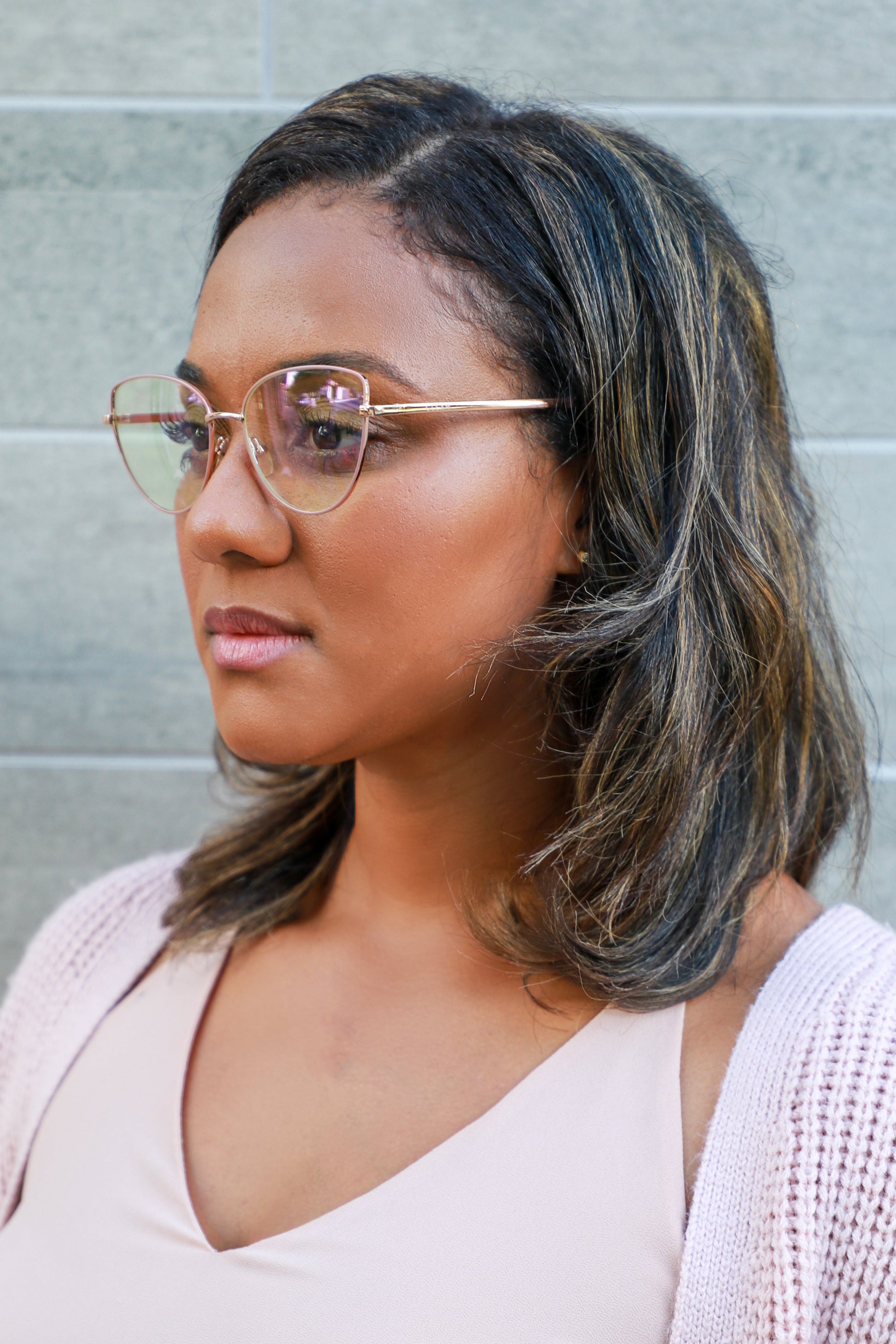 SHIRLEY | Pink - Gleam Eyewear | Blue Blocking Glasses