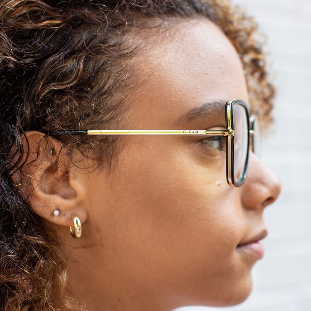 NELLIE I Black - Gleam Eyewear | Blue Light Blocking Glasses