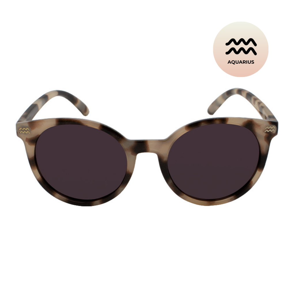 Zodiac Sunglasses | Aquarius Tortoise