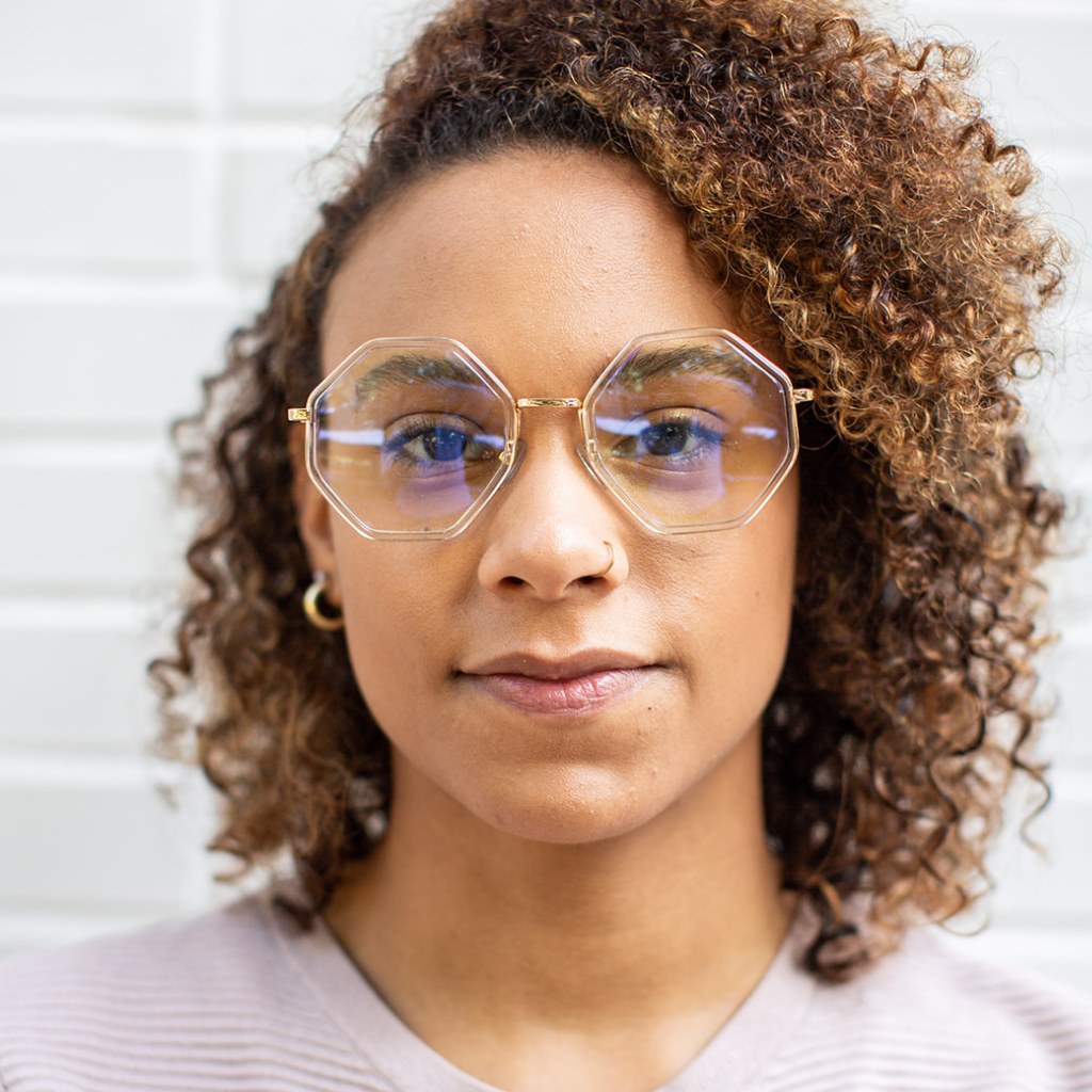 VIOLA | Clear - Gleam Eyewear | Blue Light Blocking Glasses