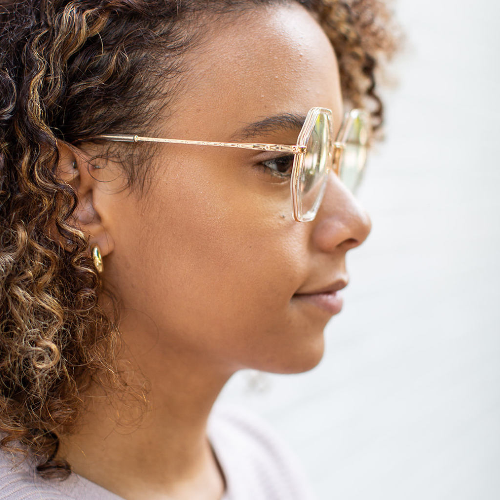 VIOLA | Clear - Gleam Eyewear | Blue Light Blocking Glasses