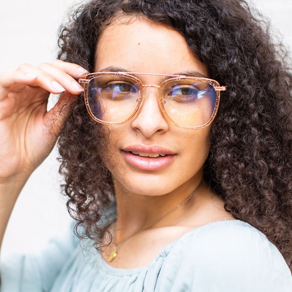 Blue light best sale blocking aviator glasses